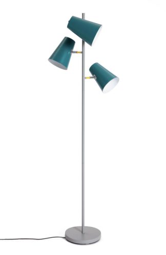 An Image of Habitat 3 Light Floor Lamp