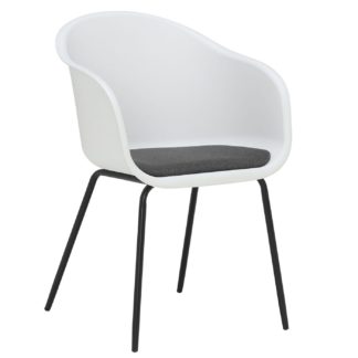 An Image of Leon Armchair, White