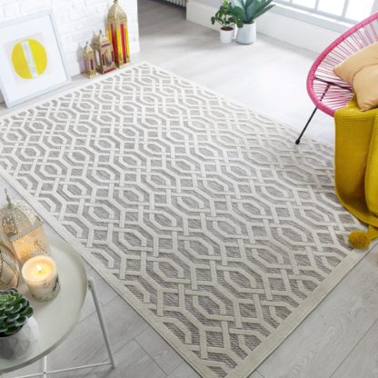 An Image of Mondo Geometric Rug Mondo Natural