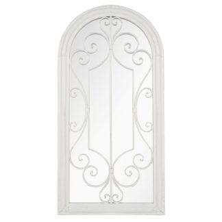 An Image of Scrolled Arch Garden Mirror