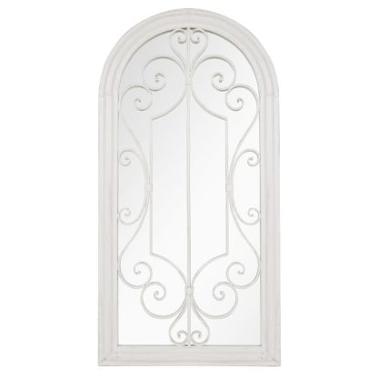 An Image of Scrolled Arch Garden Mirror