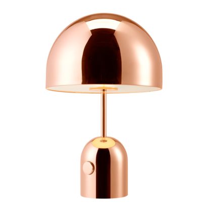 An Image of Tom Dixon Bell Table Lamp Small Chrome