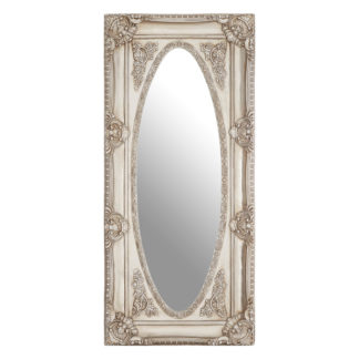 An Image of Cassis Oval Wall Mirror - Champagne