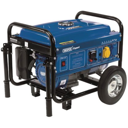 818b756f244c0068077d56b566492bcfe3e8805291f9053ab6065bf7f75db23e.jpg An Image of Draper 2.2 KVA Petrol Generator with Wheels