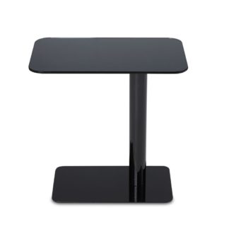 An Image of Tom Dixon Flash Rectangular Side Table Black