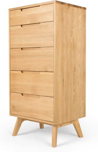 An Image of Jenson Tall Chest, Oak