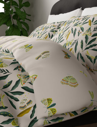 An Image of M&S Pure Cotton Butterfly Bedding Set