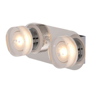 An Image of Willow 2 x 5w Bubble Bathroom Light