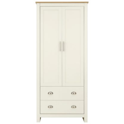 8f799f7ed04cdeb589d3e79c31fd16e2372fef09b5babc6331d0c37bca588385.jpg An Image of Lancaster Double Wardrobe Cream