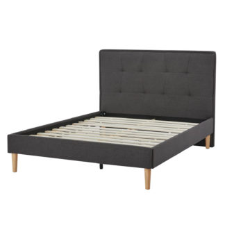 An Image of Metro Upholstered Kingsize Bed Frame