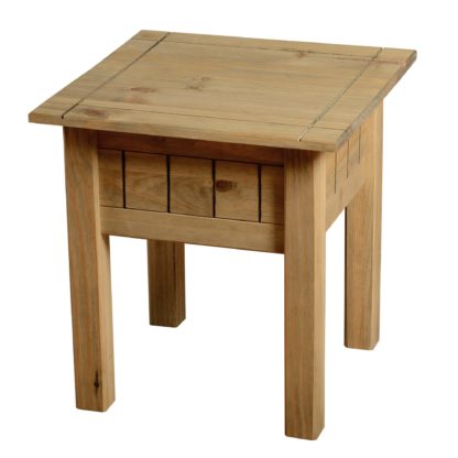 An Image of Panama Pine Lamp Table Natural