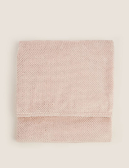 An Image of M&S Flannel Fleece Throw