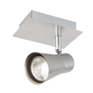 An Image of Verve Design Brushed Stainless Steel Swansea 1 x 35W Spotlight