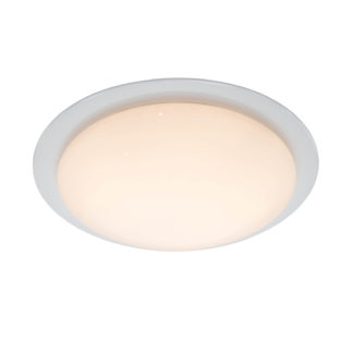 An Image of Camille Sparkle Effect RGB Flush Ceiling Light - 42cm