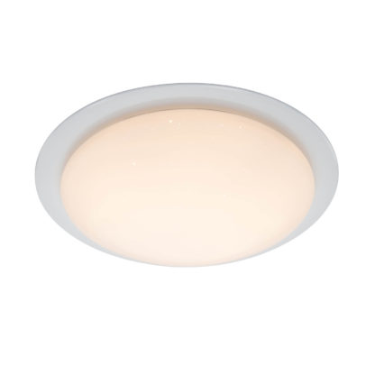 An Image of Camille Sparkle Effect RGB Flush Ceiling Light - 42cm