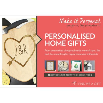 An Image of Personalised Home Gifts For One Gift Experience