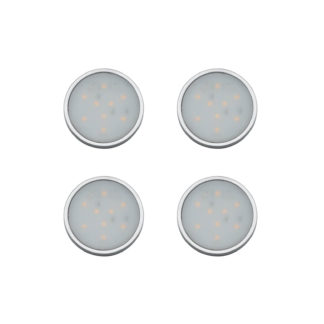 An Image of Arlec Warm White LED Puck Light Set