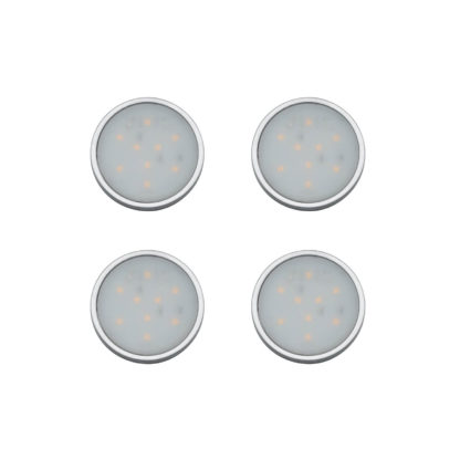 An Image of Arlec Warm White LED Puck Light Set