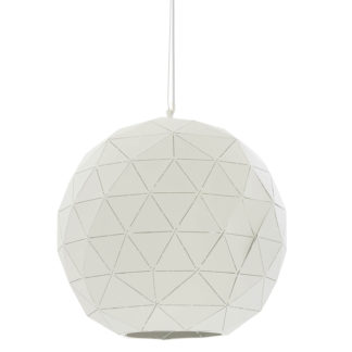 An Image of Mateo White Finish Ceiling Light