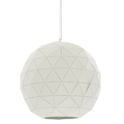 An Image of Mateo White Finish Ceiling Light