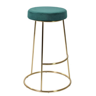 An Image of Opera Bar Stool - Dark Teal - Pack of 2