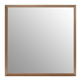 An Image of Large Square Gold Wall Mirror