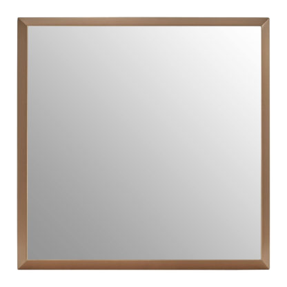 An Image of Large Square Gold Wall Mirror