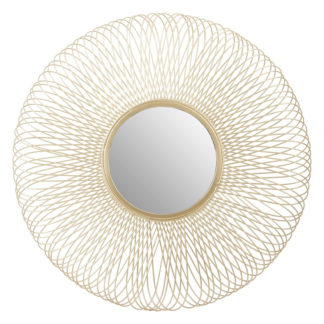 An Image of Temple Twisted Wire Wall Mirror