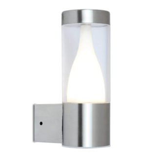 An Image of Lutec Virgo LED Stainless Steel Outdoor Wall Light