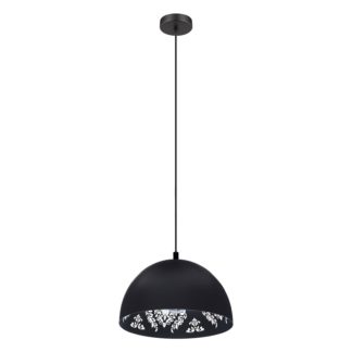 An Image of EGLO Congresbury Patterned Pendant Light