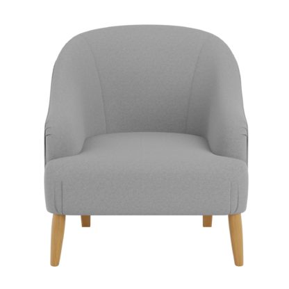 9f5937ce0927671e2002253793abfebef091e81eb37d94efc61140c5f4e2c169.jpg An Image of Mabel Faux Wool Armchair Grey