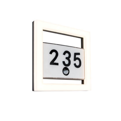 9ff6a95aa6fec08b091756ab400ca87029b6c3d5010015a9b3a0a16996230031.jpg An Image of Lutec Alice LED Door Number Light With PIR Motion Sensor