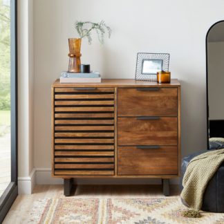 An Image of Orsen Small Sideboard Wood (Brown)