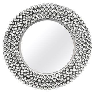 An Image of Temple Pewter Wall Mirror