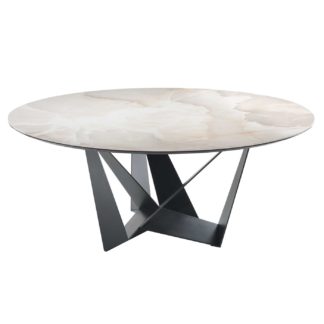 An Image of Cattelan Skorpio Keramik Circular Dining Table