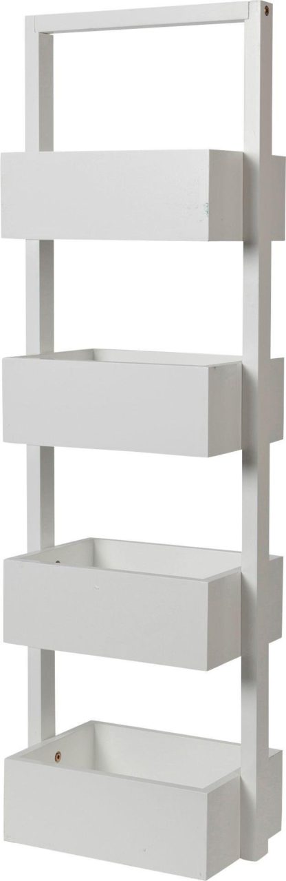 An Image of Argos Home Freestanding Bathroom Storage Caddy - White