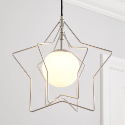 a546e17014cf5628620b0b111df5b13c6734d2b697c23ff17eb1b71ec15c88ee.jpg An Image of Star Ceiling Fitting Black