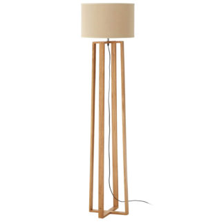 An Image of Lea Wooden Floor Lamp