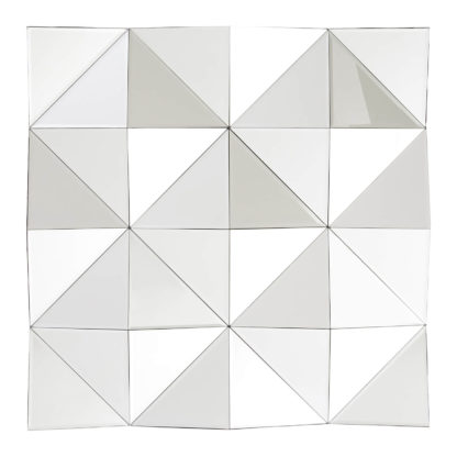 An Image of Geometric Square Wall Mirror