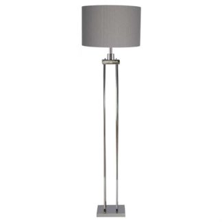 An Image of Four Post Floor Lamp, Nickel