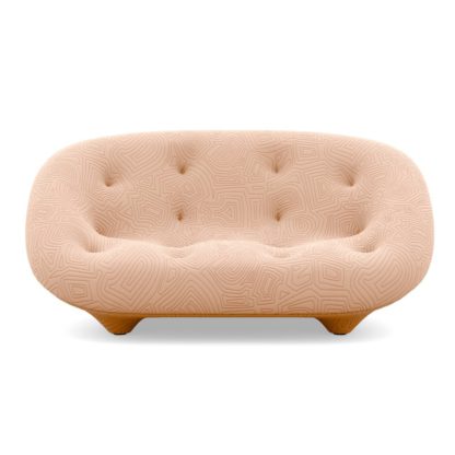 An Image of Heal's Ploum Small High Back Sofa Appa Bolero