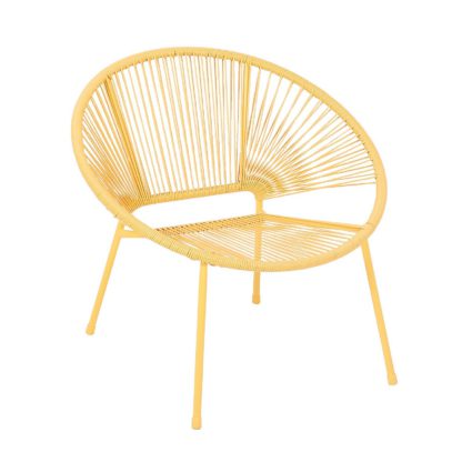An Image of Homebase Acapulco Garden Chair - Yellow