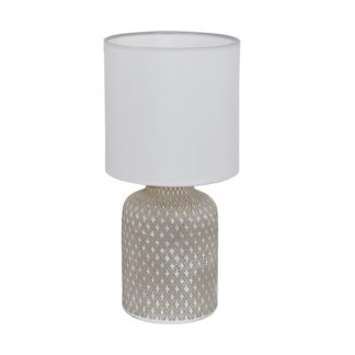 An Image of Eglo Bellariva Table Lamp Grey White