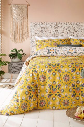 An Image of Folk Floral Super King Duvet Set