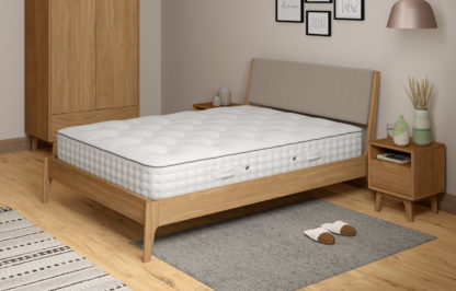 An Image of M&S Natural Wool 1500 Pocket Sprung Medium Mattress