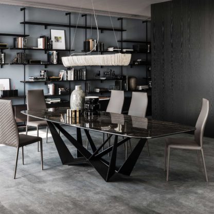 An Image of Cattelan Italia Skorpio Keramik Rectangular Table