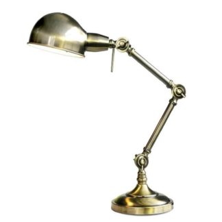 An Image of Lexi Antique Brass Desk Lamp