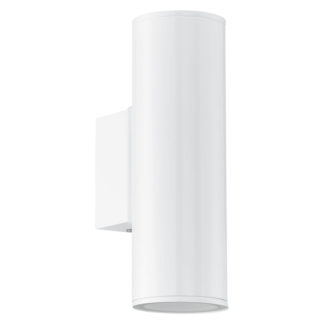 An Image of Eglo Riga Outdoor LED Up/Down Light - White