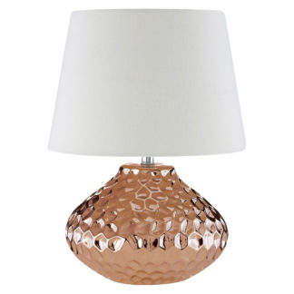 An Image of Jen Copper Ceramic Table Lamp