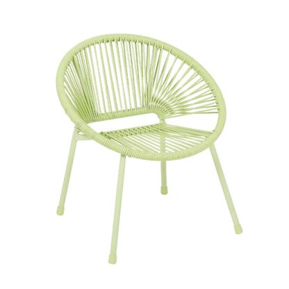 An Image of Homebase Acapulco Kids Chair - Green